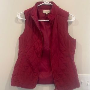 Talbots women’s pink riding vest size Petite small